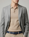 Reversibler Gürtel aus genarbtem Leder