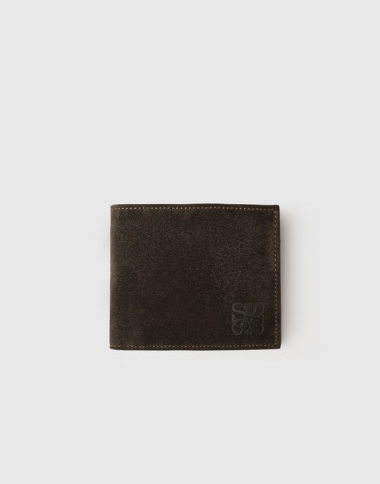 Brieftasche aus Veloursleder