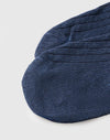 Herrensocken, lang, Rippstrick, aus Baumwolle und Kaschmir