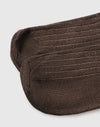 Herrenlangsocken aus Baumwolle und Kaschmir mit Rippenmuster