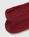 Herren-Rippensocken lang aus Baumwolle und Kaschmir