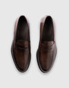 Brauner Penny Loafer aus Leder