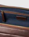 Beauty Case aus handgetupftem Kalbsleder