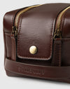 Beauty Case aus handgetupftem Kalbsleder