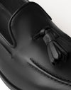 Slipper aus Kalbsleder mit Quasten
