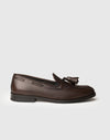 Kalbsleder-Slipper mit Quasten