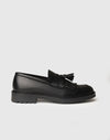 Lederloafer mit Quasten