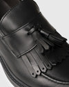Lederloafer mit Quasten