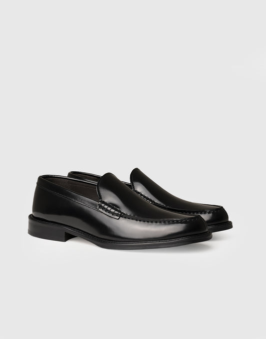 Loafer aus gebürstetem Kalbsleder