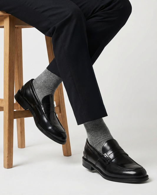 Lange Socken für Herren aus Baumwolle und Kaschmir